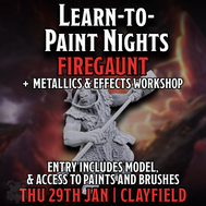 Clayfield Learn to Paint + Metallics & Effects Workshop - Thu 29 Jan