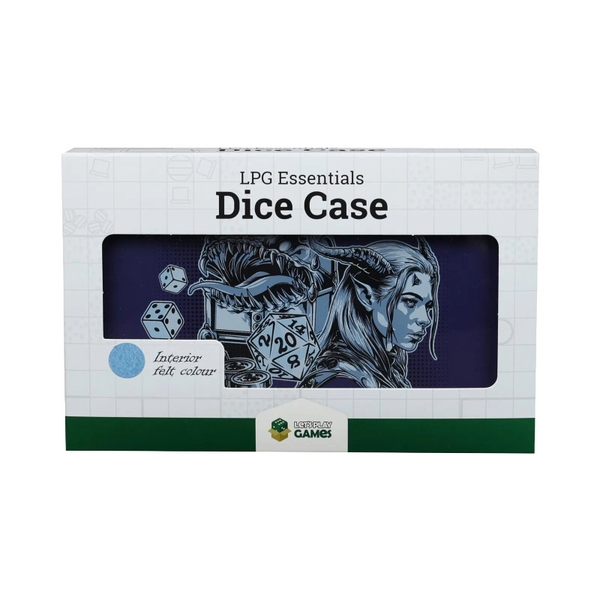 LPG Dice Case - Cobalt/Pale Blue