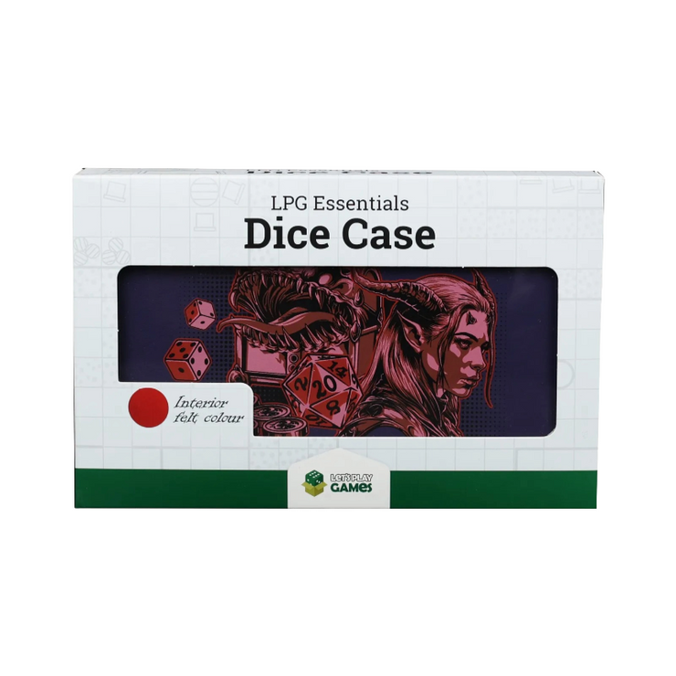 LPG Dice Case - Deep Blue/Burnt Burgundy