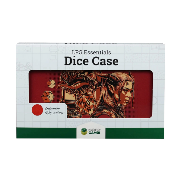LPG Dice Case - Scarlet/Copper