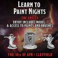 Clayfield Learn to Paint Night - The Entity - Thur 18 April