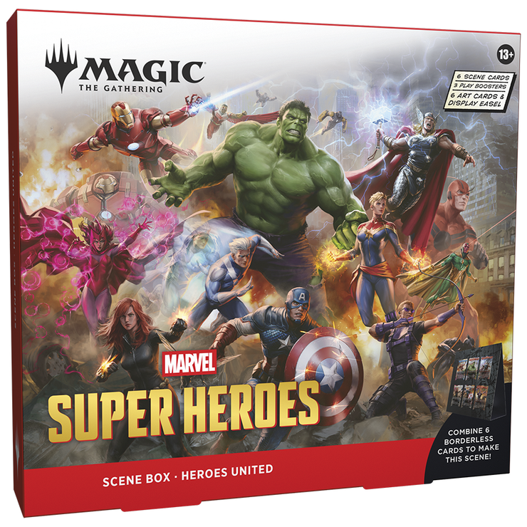 Magic x Marvel Super Heroes Heroes United Scene Box