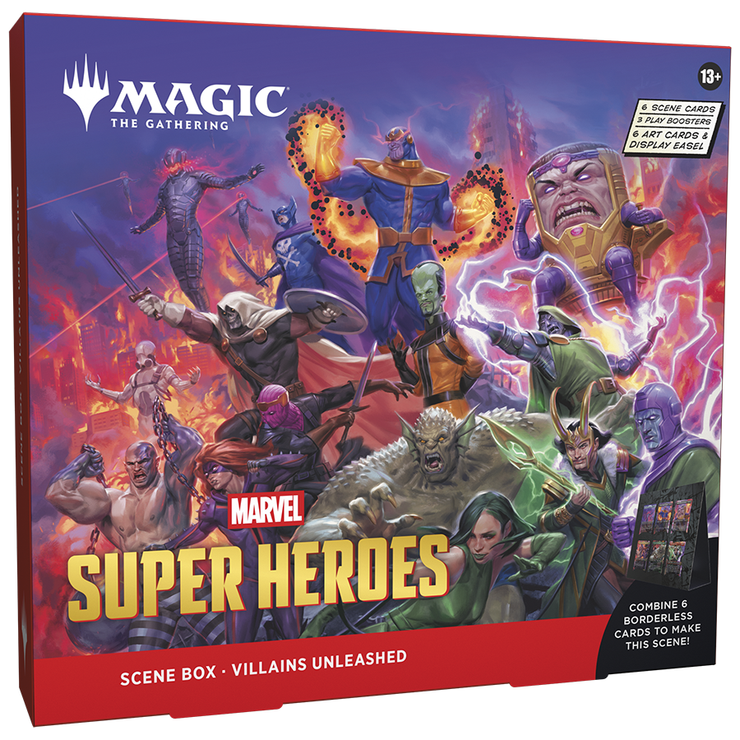 Magic x Marvel Super Heroes Villains Unleashed Scene Box