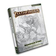 Pathfinder Second Edition Remaster: Monster Core Sketch Cover