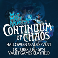 Continuum of Chaos Halloween Sealed - October 31st 2026 @ Vault Games Clayfield