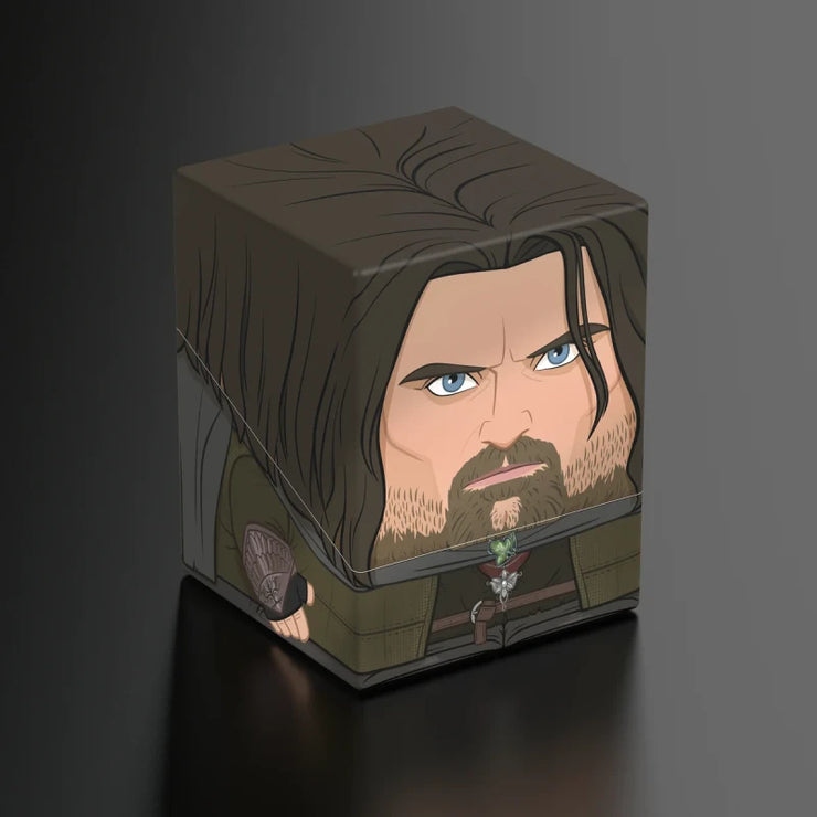 Squaroes Boulder 100+ Deck Box - The Lord of the Rings - Aragorn