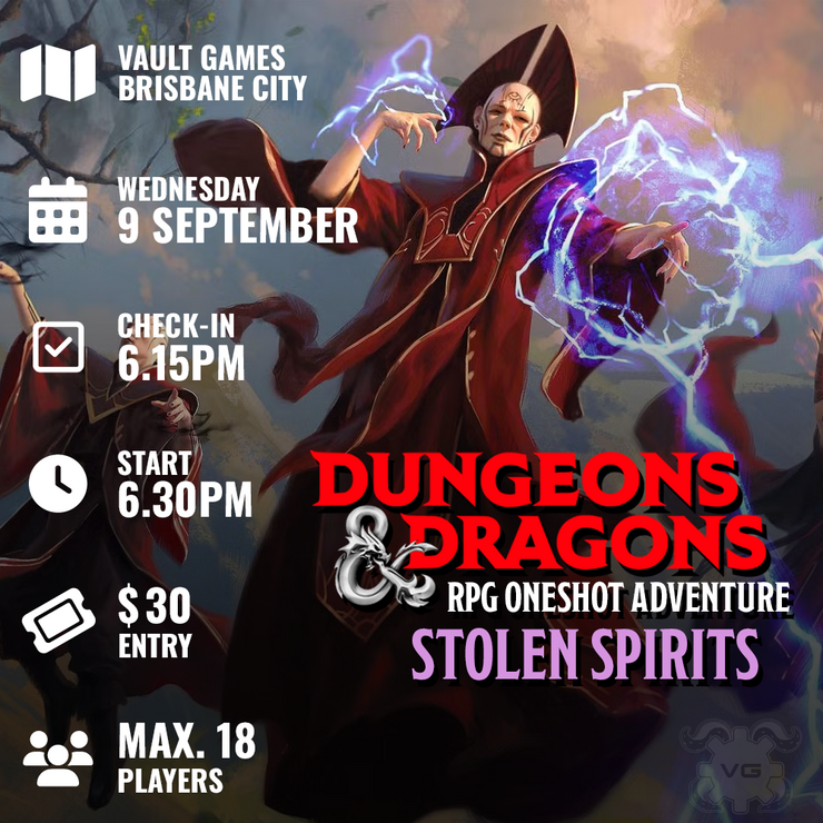 D&D RPG Oneshot: Stolen Spirits - Sep 9th