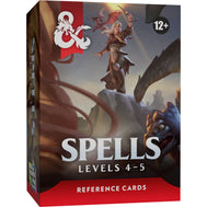 Dungeons & Dragons Reference Cards - Spells Levels 4-5