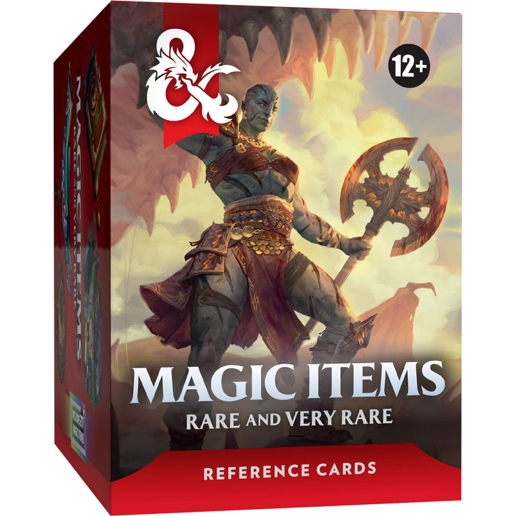 Dungeons & Dragons Reference Cards - Magic Items Rare and Very Rare