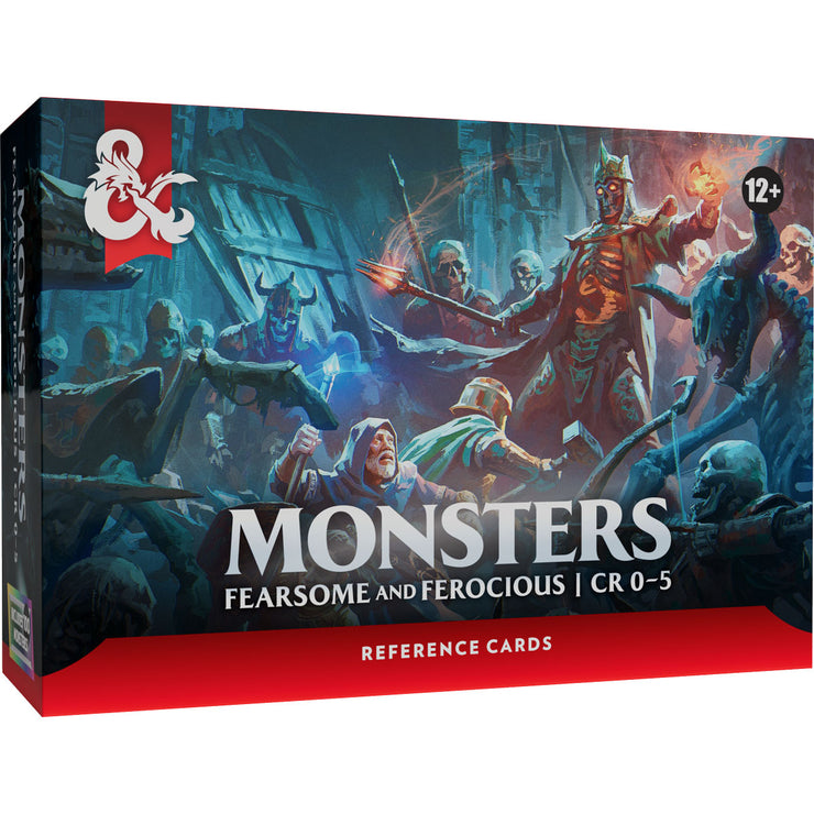 Dungeons & Dragons Reference Cards - Monsters Fearsome and Ferocious CR 0-5
