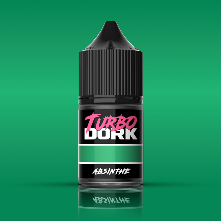 Turbo Dork: Absinthe Metallic Acrylic Paint - 22ml Bottle