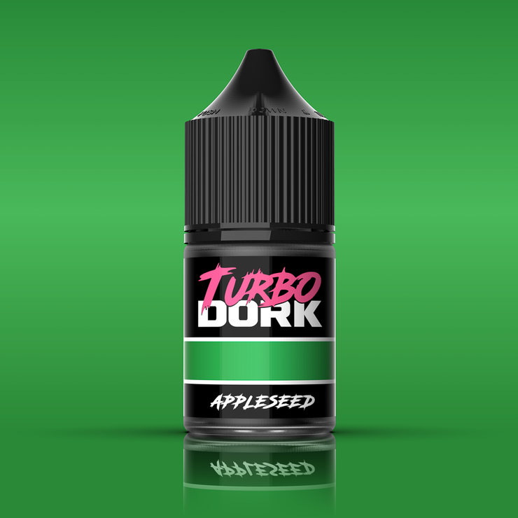 Turbo Dork: Apple Seed Metallic Acrylic Paint - 22ml Bottle