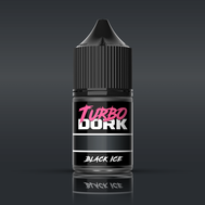 Turbo Dork: Black ICE Metallic Acrylic Paint - 22ml Bottle