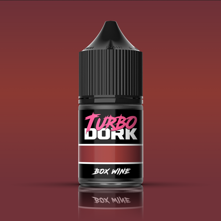 Turbo Dork: Box Wine Metallic Acrylic Paint - 22ml Bottle