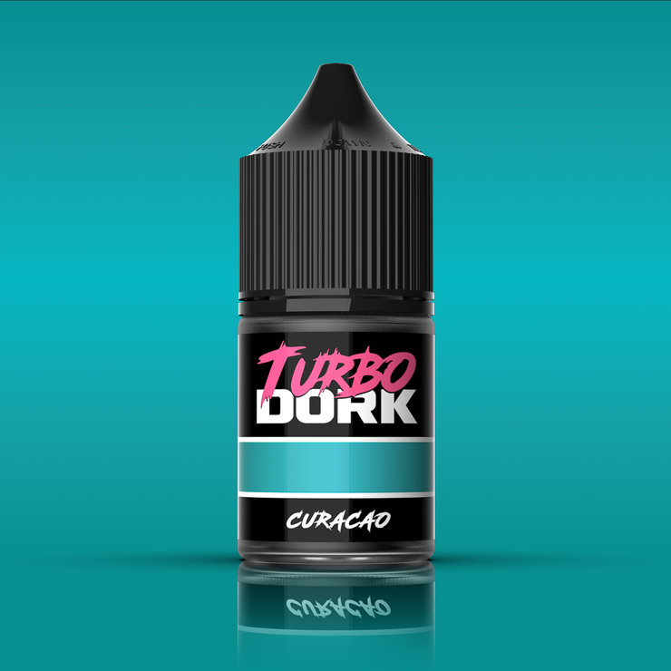 Turbo Dork: Curacao Metallic Acrylic Paint - 22ml Bottle