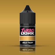 Turbo Dork: Gold Rush Metallic Acrylic Paint - 22ml Bottle