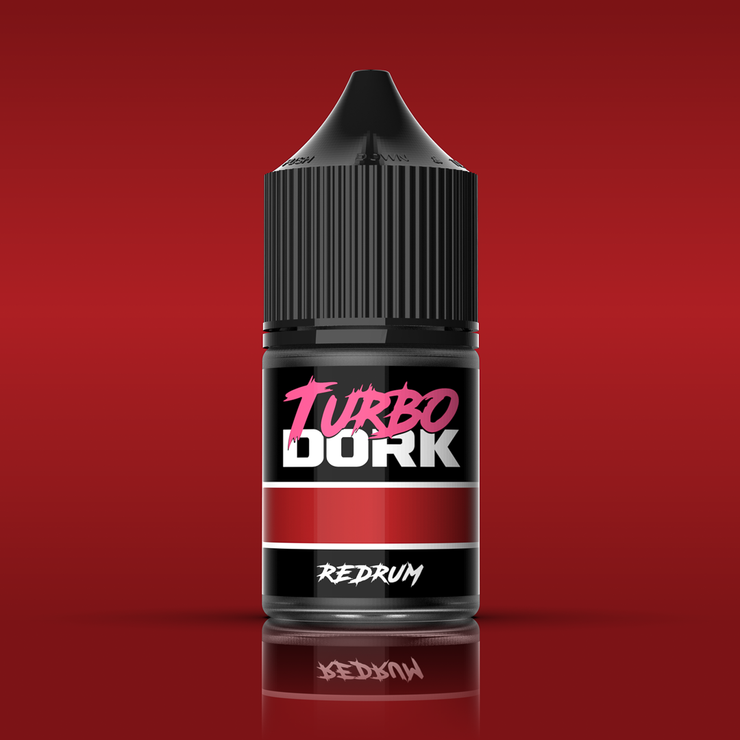 Turbo Dork: Redrum Metallic Acrylic Paint - 22ml Bottle