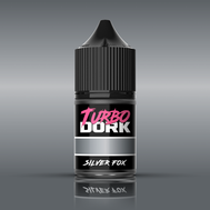 Turbo Dork: Silver Fox Metallic Acrylic Paint - 22ml Bottle