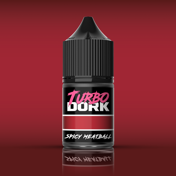 Turbo Dork: Spicy Meatball Metallic Acrylic Paint - 22ml Bottle