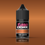 Turbo Dork: Two Cents Metallic Acrylic Paint - 22ml Bottle