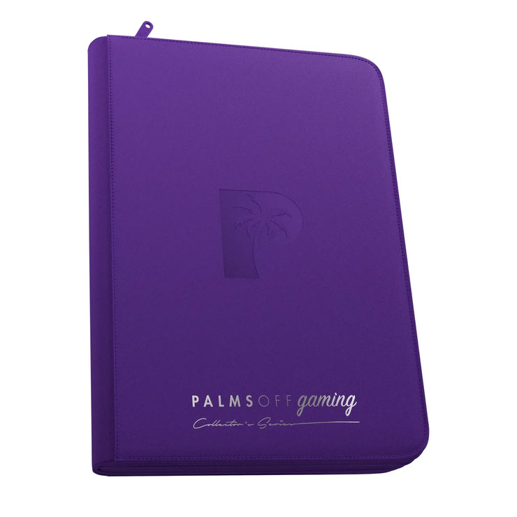 Collector's Series TOP Loader Zip Binder 9 Pocket - Purple