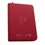 Collector's Series TOP Loader Zip Binder 9 Pocket - Red