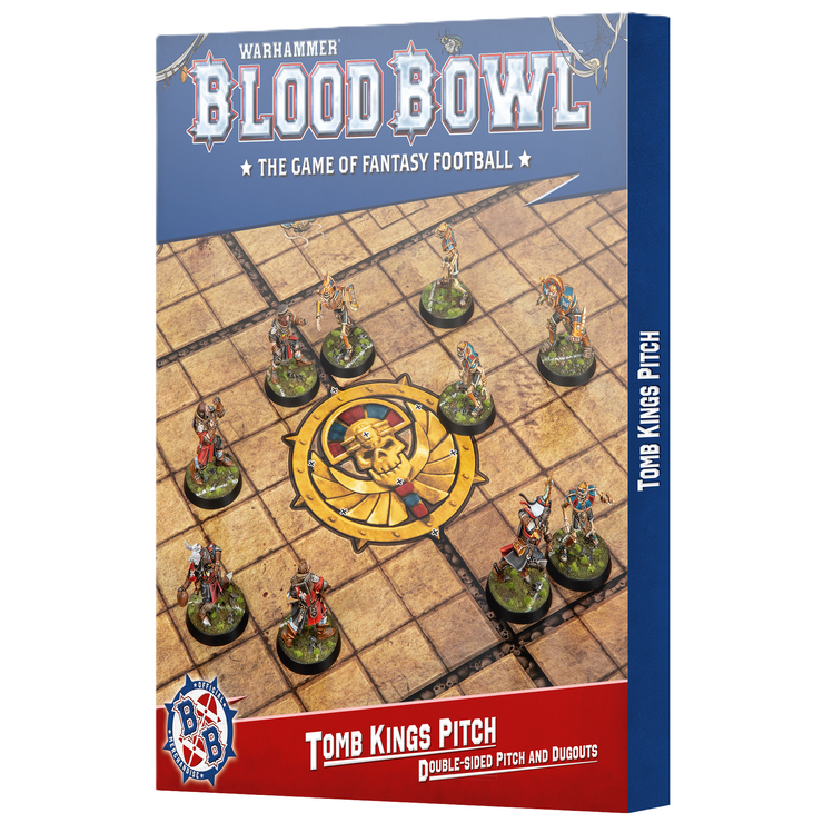 Blood Bowl - Tomb Kings Team Pitch & Dugouts