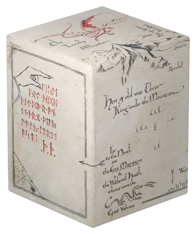 RTE Boulder 100+ Deck Box The Hobbit: Thror's Map (Glow in the Dark)
