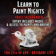 Brisbane Learn to Paint: Frost Salamander- Thu 25th Apr