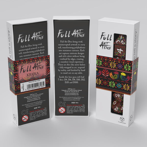 Krajka 7 Dice Set: Full Art - Q Workshop