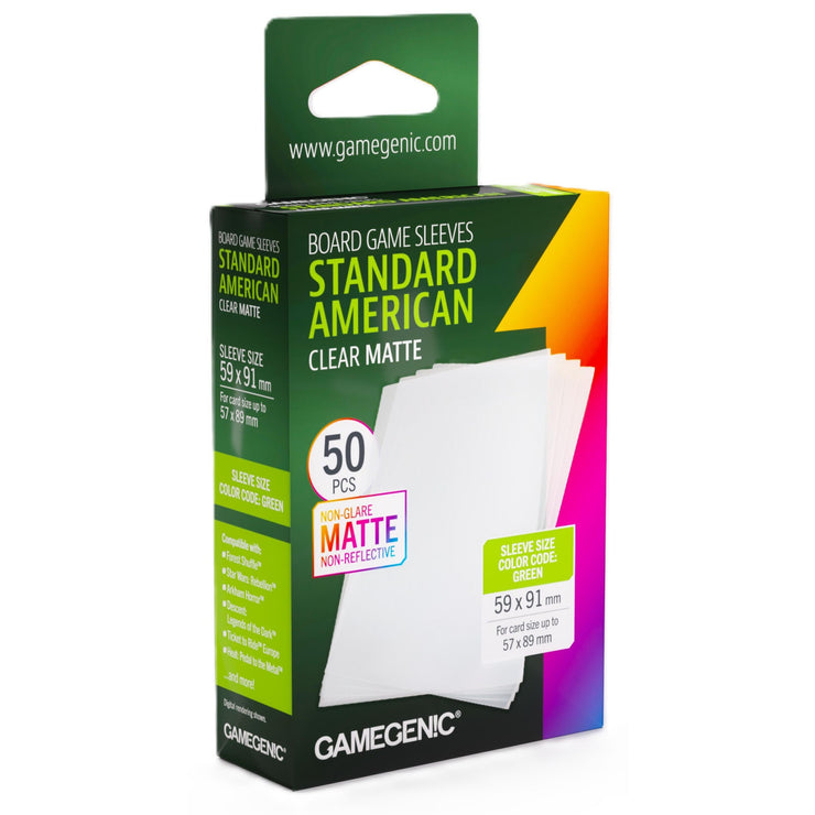 Gamegenic Matte Sleeves - Standard American