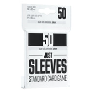 Black Standard Card Game Sleeves (50) - Just Sleeves