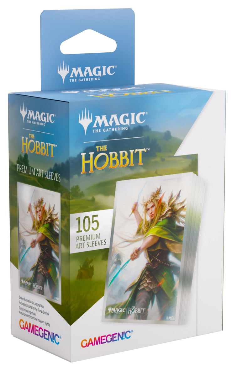 Magic The Gathering x The Hobbit Premium Art Sleeves - Thranduil, Sindarin Liege