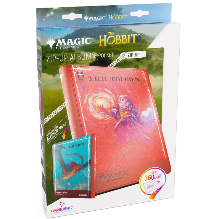 Magic The Gathering x The Hobbit: Zip-Up Album 18-Pocket - The Arkenstone/Smaug, Worm of Dread