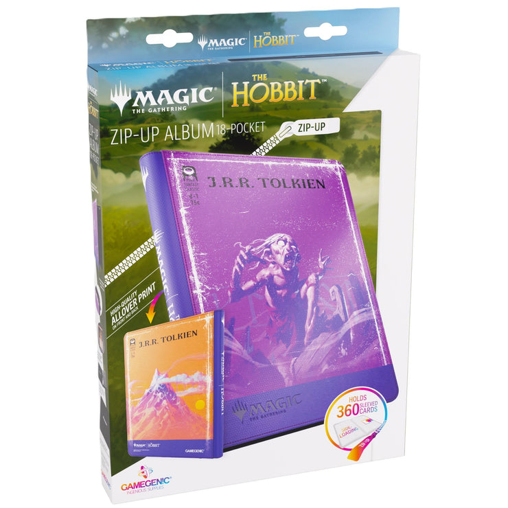 Magic The Gathering x The Hobbit: Zip-Up Album 18-Pocket - Gollum, Riddle Master/The Lonely Mountain