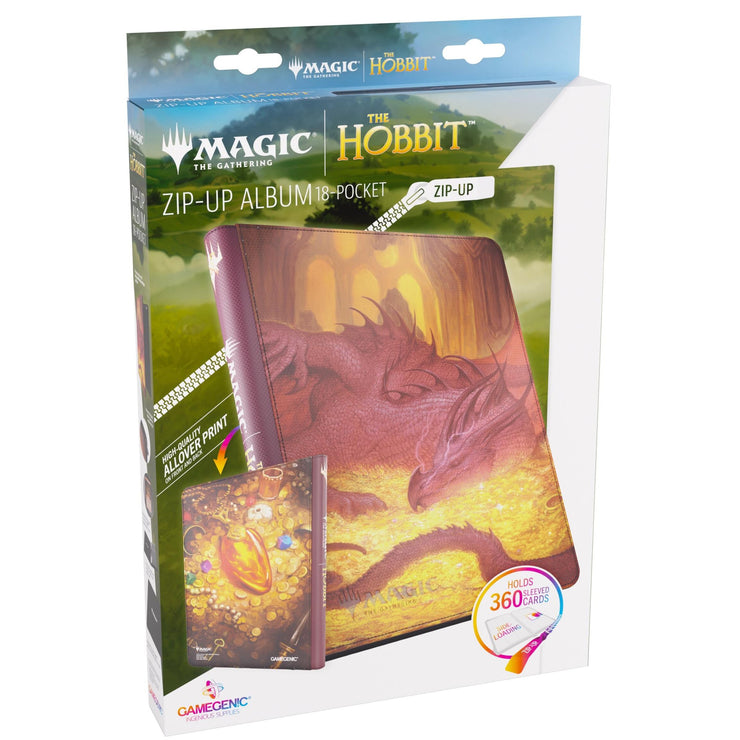 Magic The Gathering x The Hobbit: Zip-Up Album 18-Pocket - Smaug's Mox Amber