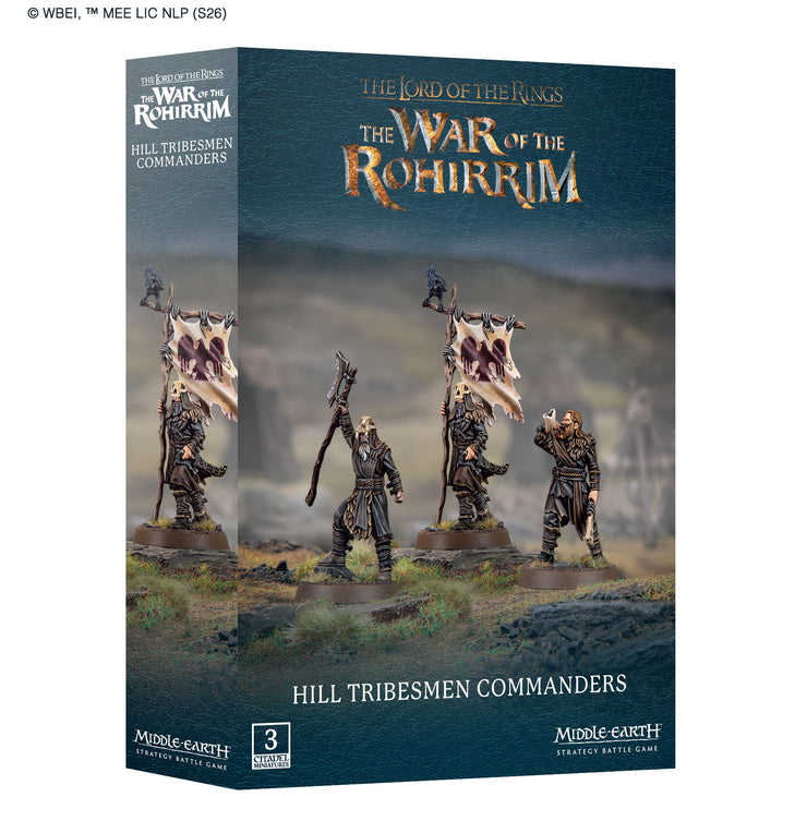 Middle-earth Strategy Battle Game Hill Tribesmen Commanders