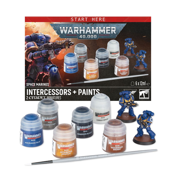 Space Marines Intercessors + Paints