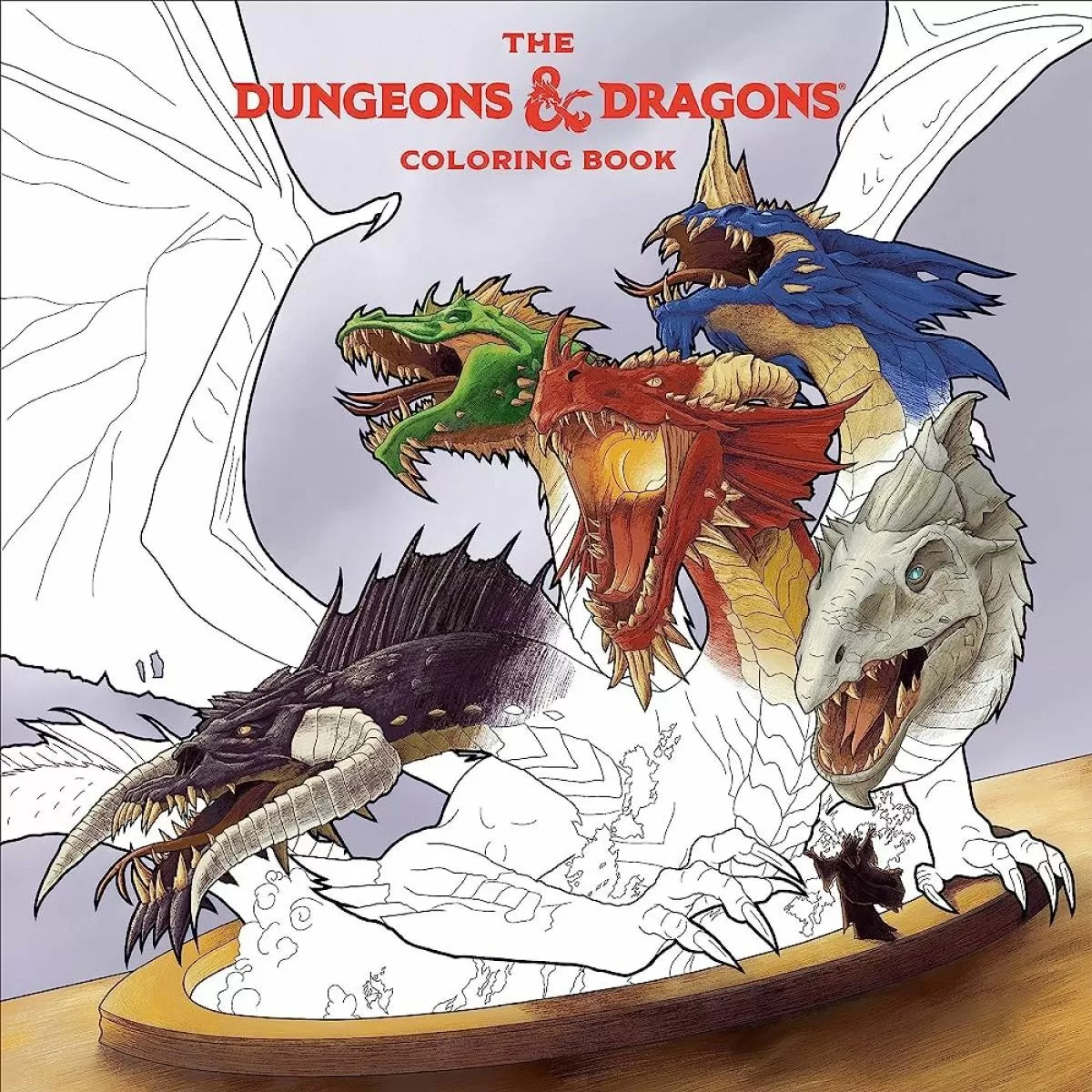 The Dungeons & Dragons Coloring Book: 80 Adventurous Line Drawings ...