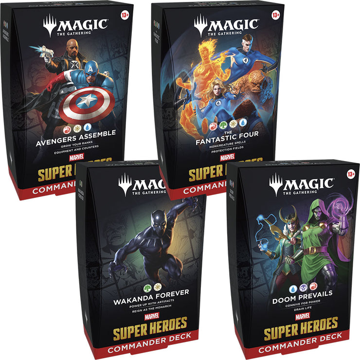 Magic x Marvel Super Heroes Commander Deck Bundle