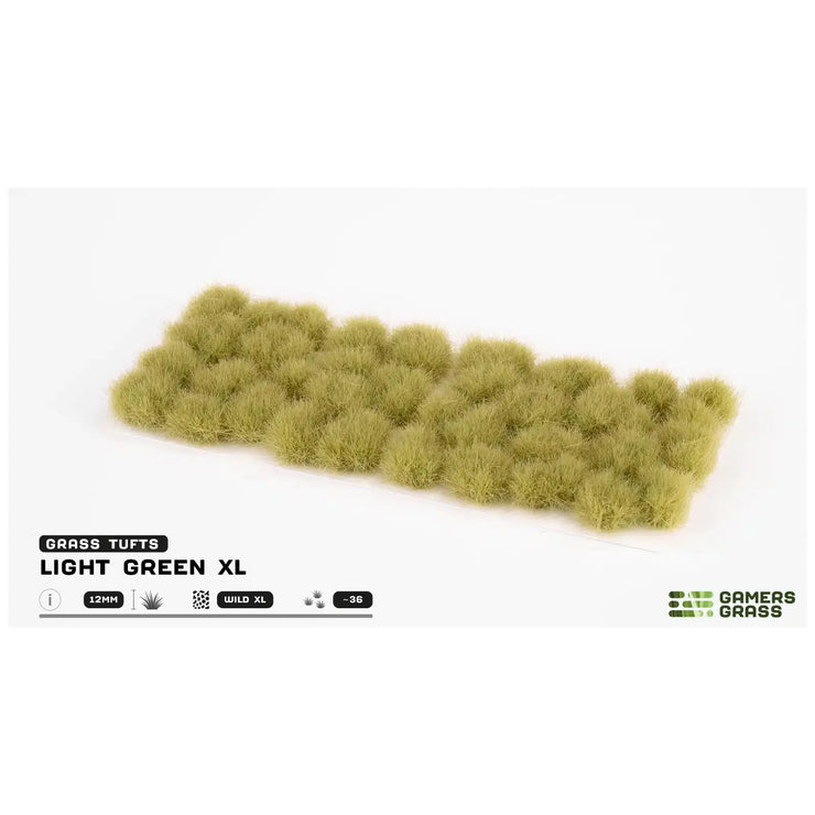 Tufts: Light Green 12mm (Wild XL)