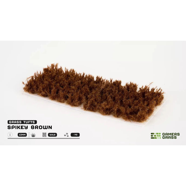 Spikey Tufts: Brown 12mm (Wild)