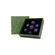 Tentacular Purple - Metal RPG Dice Set (LPG)