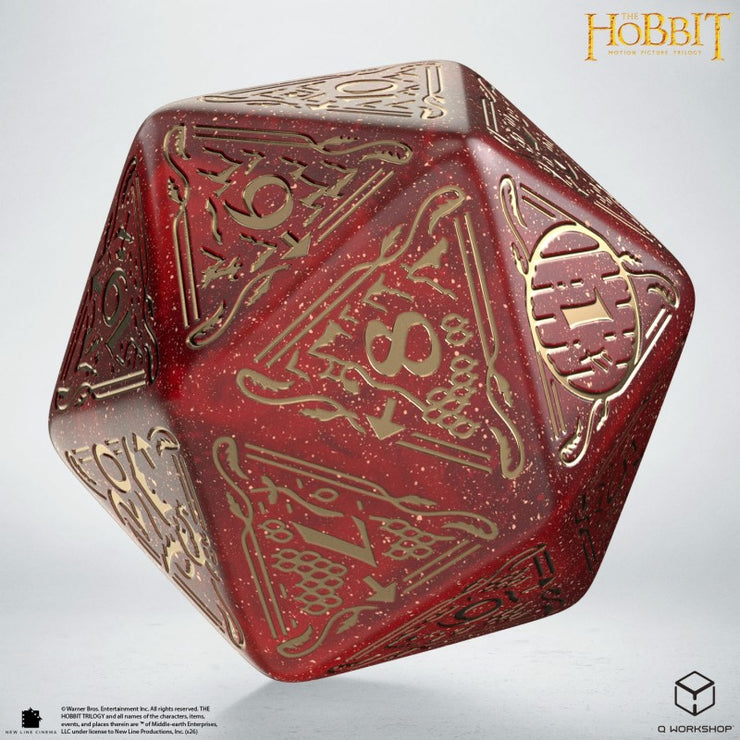 Ember TCG Jumbo Die: The Hobbit Spindown D20 - Q Workshop