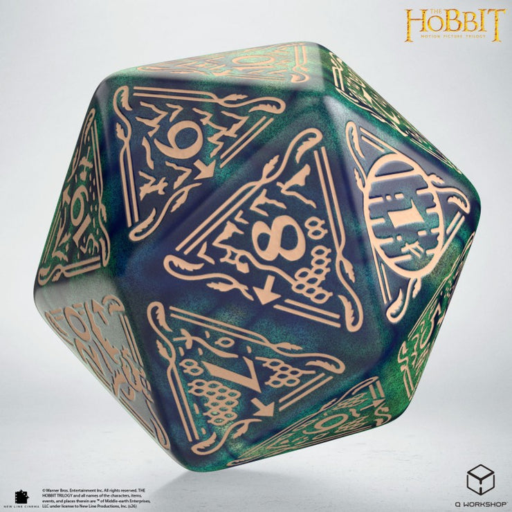 Tideborn TCG Jumbo Die: The Hobbit Spindown D20 - Q Workshop