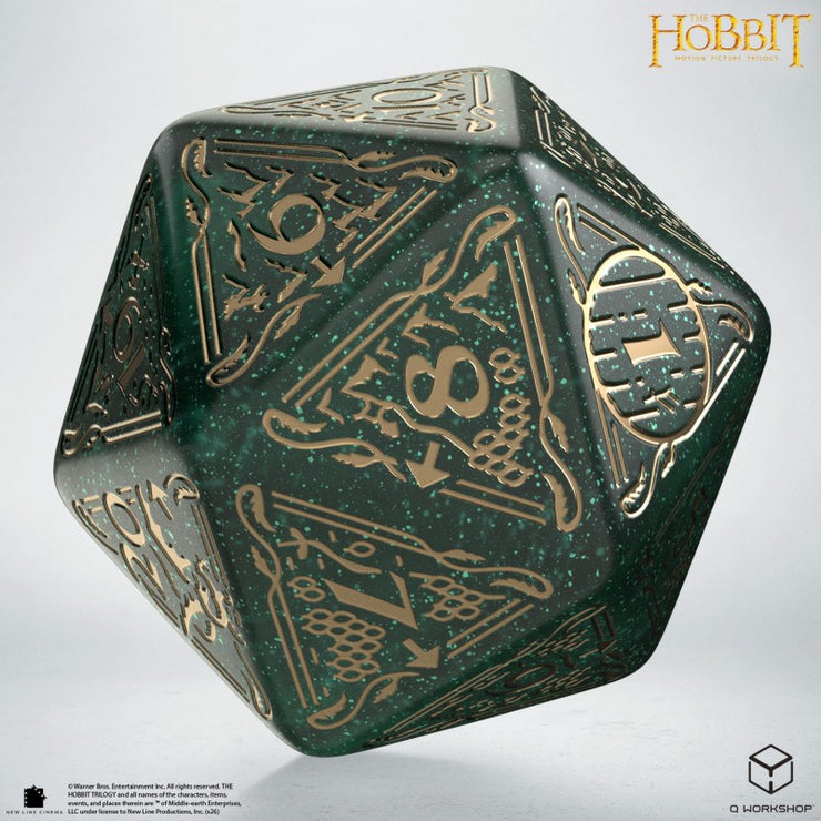 Verdant TCG Jumbo Die: The Hobbit Spindown D20 - Q Workshop