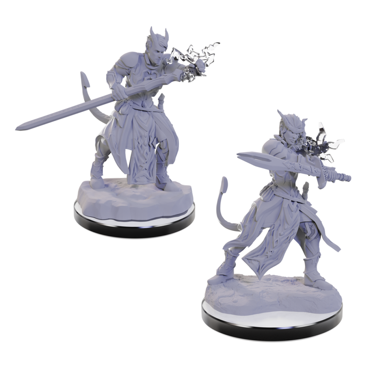 Tiefling Warlocks - D&D Nolzur’s Minis