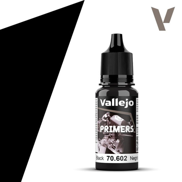 Vallejo Surface Primer: Black (18ml)