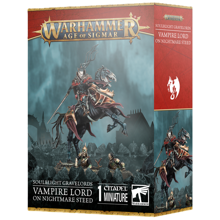 Soulblight Gravelords Vampire Lord on Nightmare Steed