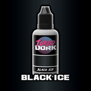 Turbo Dork: Black Ice Metallic Acrylic Paint - 20ml Bottle